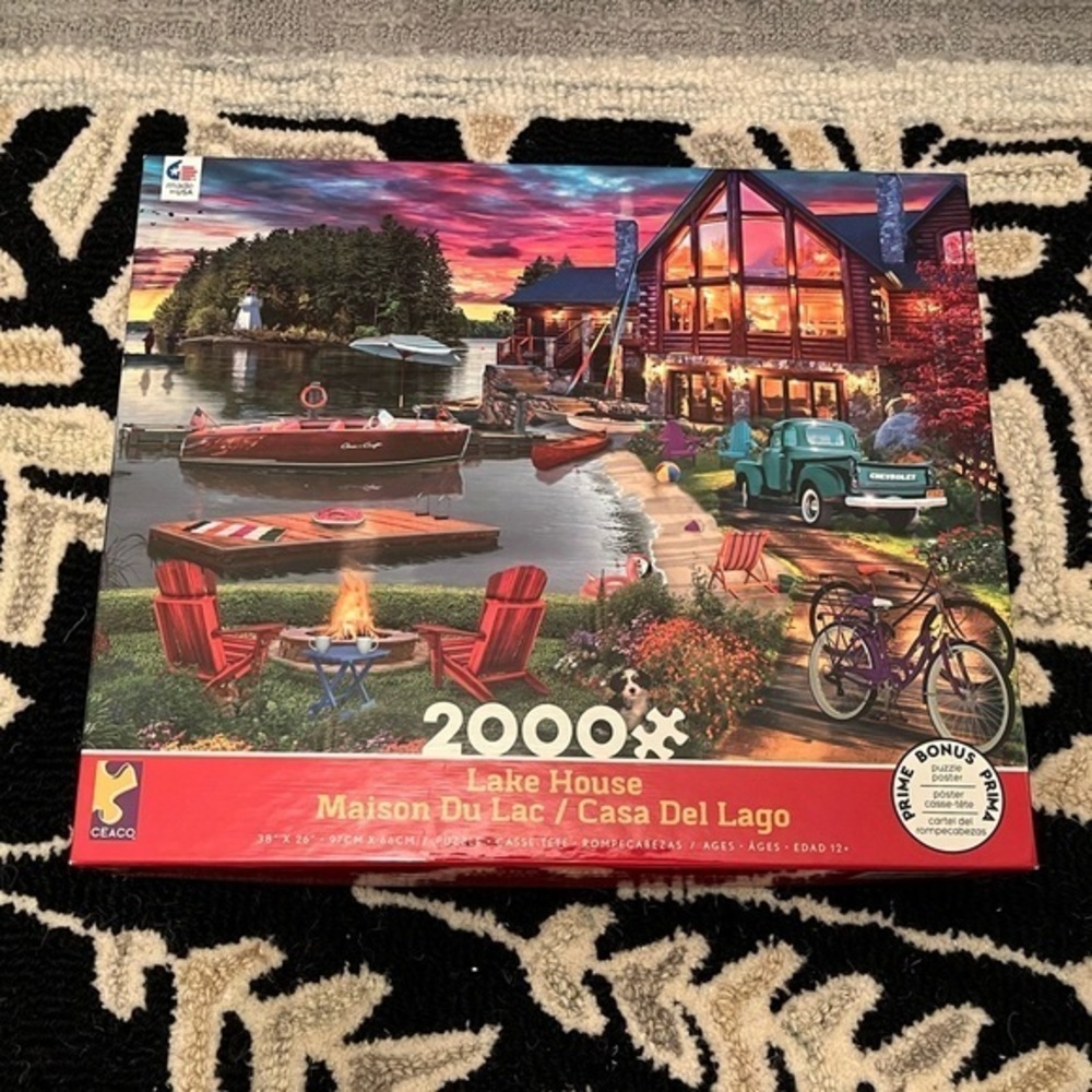 CEACO Brand Lake House 2000 piece Puzzle